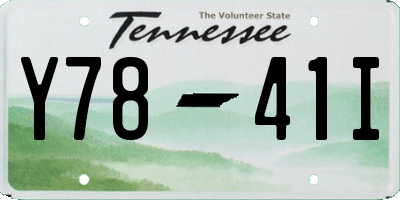 TN license plate Y7841I