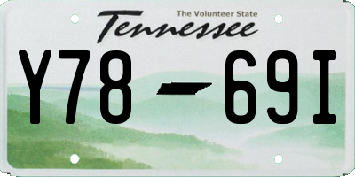 TN license plate Y7869I
