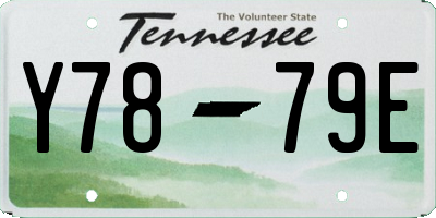TN license plate Y7879E