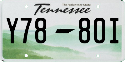TN license plate Y7880I
