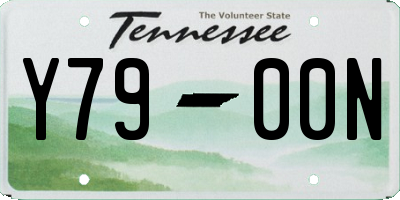 TN license plate Y7900N