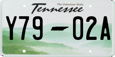 TN license plate Y7902A
