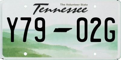 TN license plate Y7902G