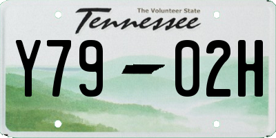 TN license plate Y7902H