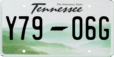 TN license plate Y7906G