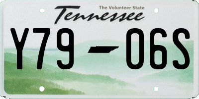 TN license plate Y7906S