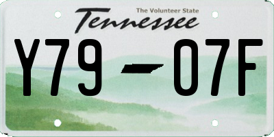 TN license plate Y7907F