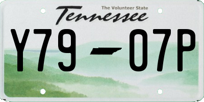 TN license plate Y7907P