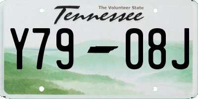 TN license plate Y7908J
