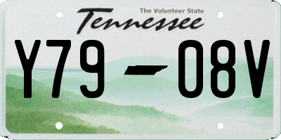 TN license plate Y7908V