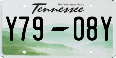 TN license plate Y7908Y