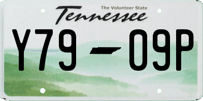 TN license plate Y7909P