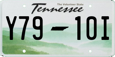 TN license plate Y7910I