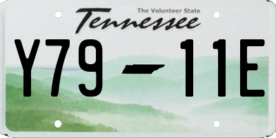 TN license plate Y7911E