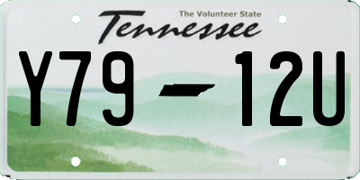 TN license plate Y7912U