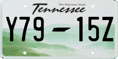 TN license plate Y7915Z