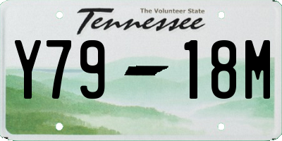 TN license plate Y7918M