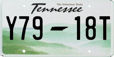 TN license plate Y7918T