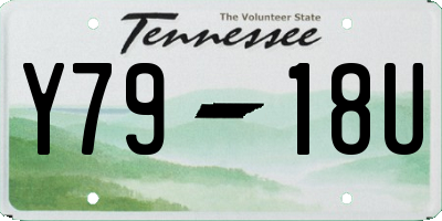 TN license plate Y7918U