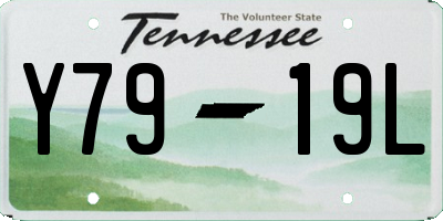 TN license plate Y7919L