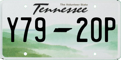 TN license plate Y7920P