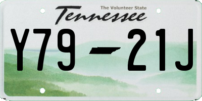 TN license plate Y7921J