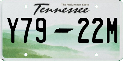 TN license plate Y7922M