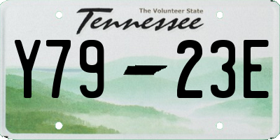 TN license plate Y7923E
