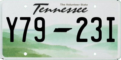 TN license plate Y7923I