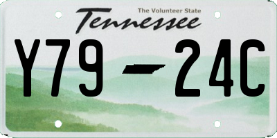 TN license plate Y7924C
