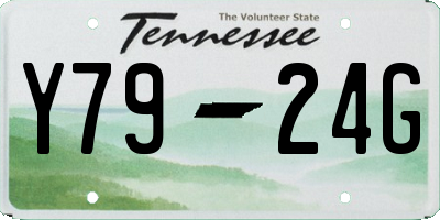 TN license plate Y7924G