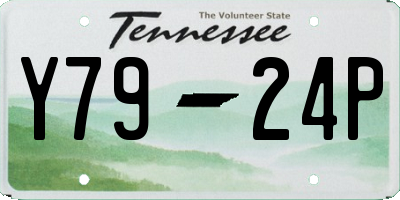 TN license plate Y7924P