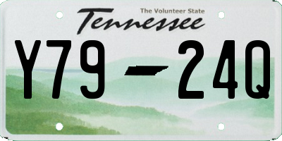 TN license plate Y7924Q