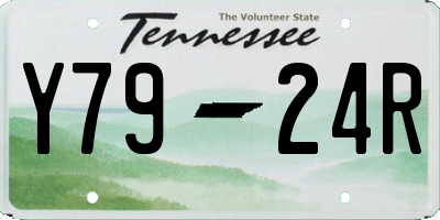 TN license plate Y7924R