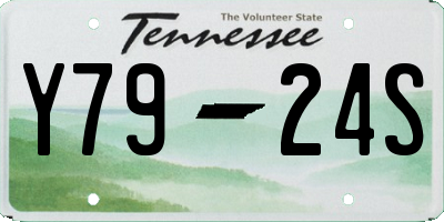 TN license plate Y7924S