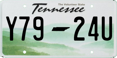 TN license plate Y7924U