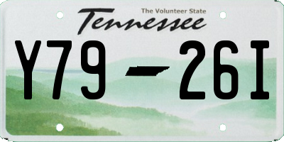 TN license plate Y7926I