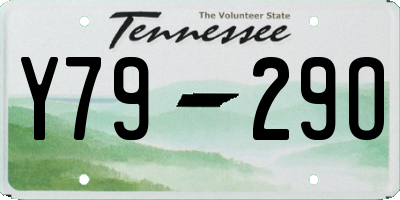 TN license plate Y7929O