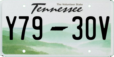 TN license plate Y7930V