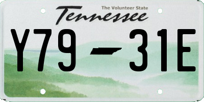 TN license plate Y7931E