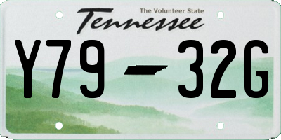 TN license plate Y7932G