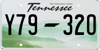 TN license plate Y7932O