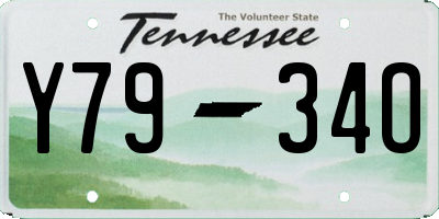 TN license plate Y7934O
