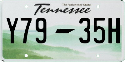 TN license plate Y7935H
