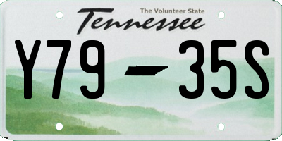 TN license plate Y7935S