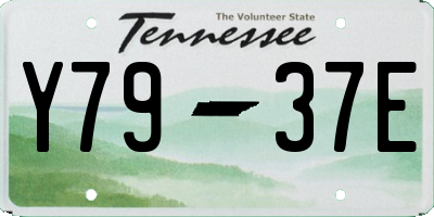TN license plate Y7937E