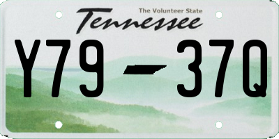 TN license plate Y7937Q