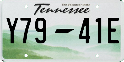 TN license plate Y7941E