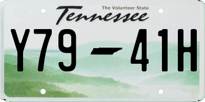 TN license plate Y7941H