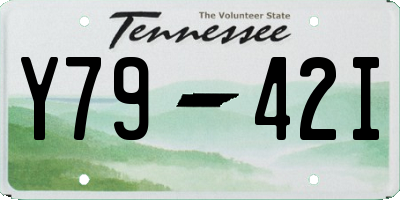 TN license plate Y7942I